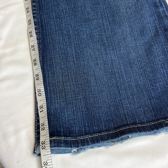 BKE bootcut Med Rise stretch distressed Jeans SZ 29 - Picture 11 of 12